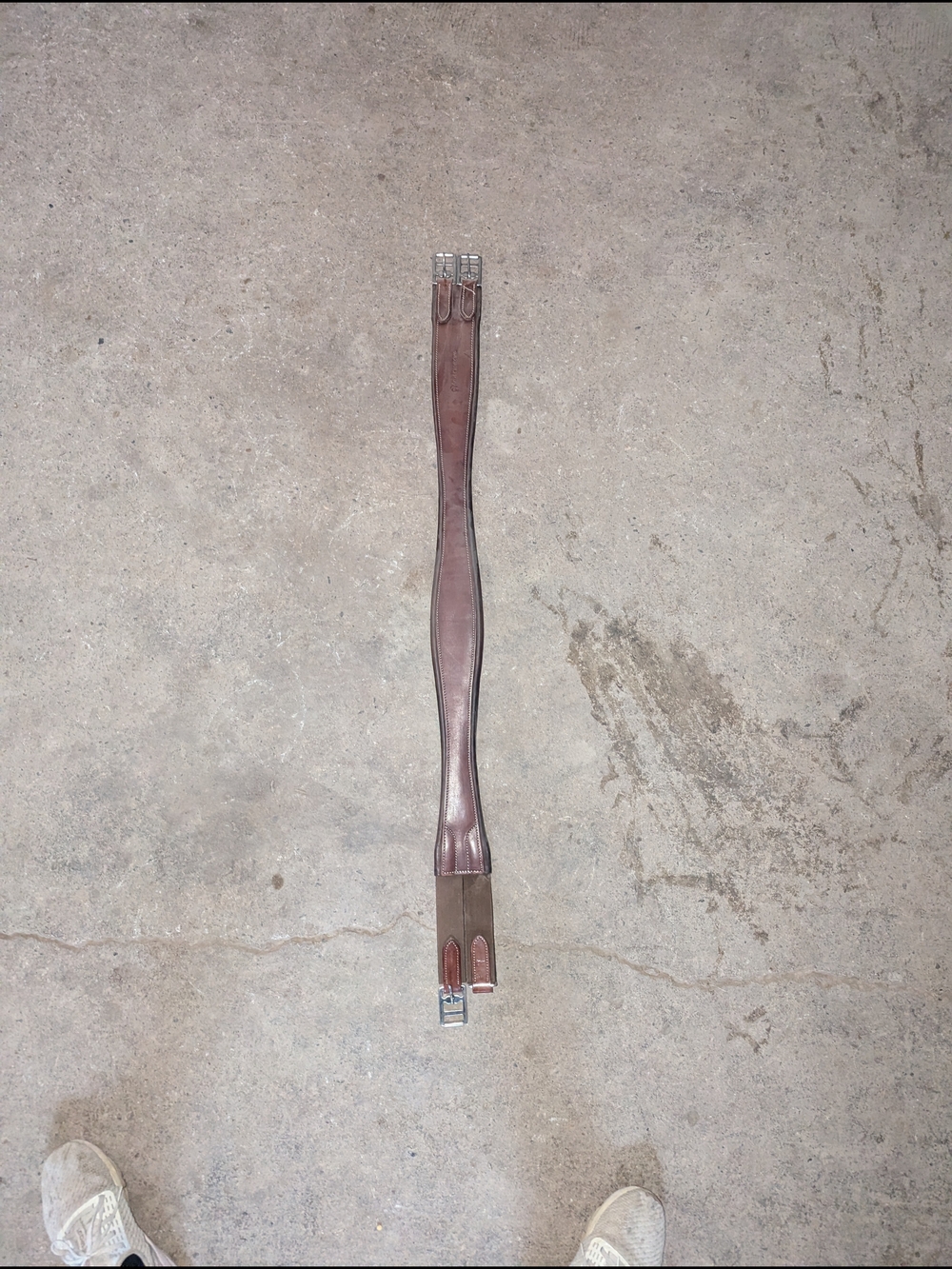 Men's Brown Leather Girth Strap